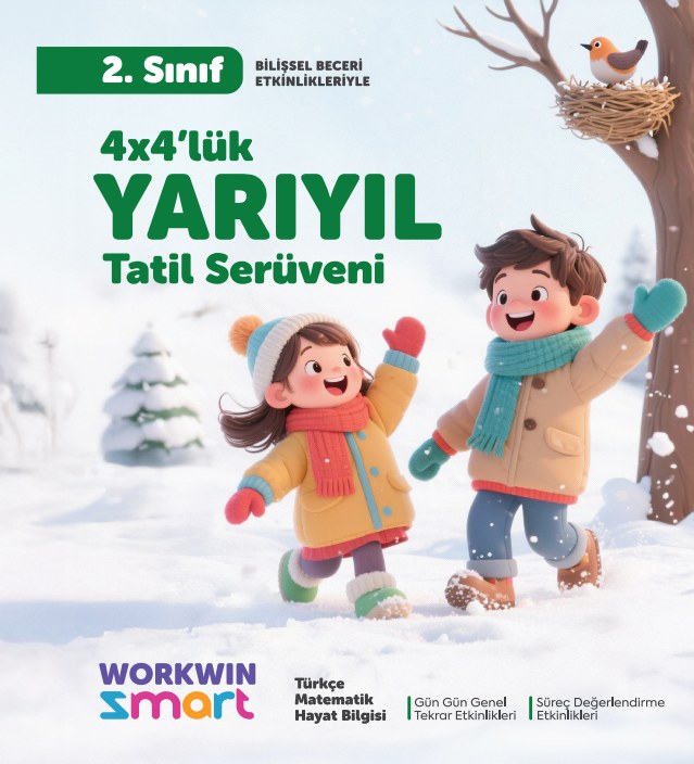 2. Sınıf 4×4’lük Yarıyıl Tatil Seti